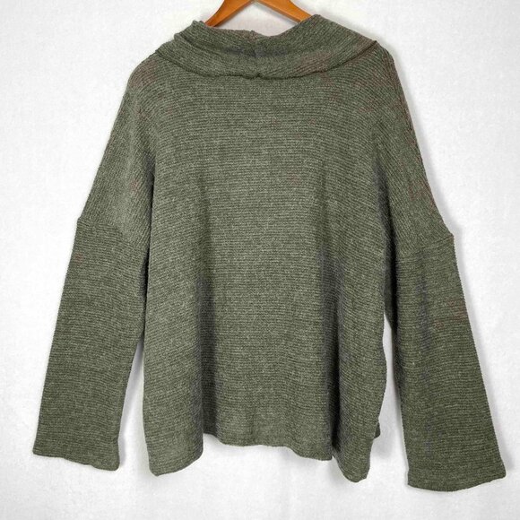Coco + Carmen NWT Relaxed Cowl Neck Sweater with Front Pockets Womens Size L/XL - Picture 2 of 12